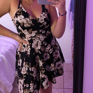 Floral mini dress